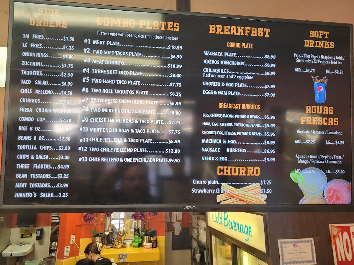 Juanito's Tacos Menu - Image 6